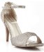 Qupid Ilicia - 01 Glitter Open Toe Sandals Champagne Shoe